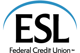 ESL Federal Credit Union logo, symbolizing strategic media buying and brand growth by Smarter Media, based in Fairport, NY.